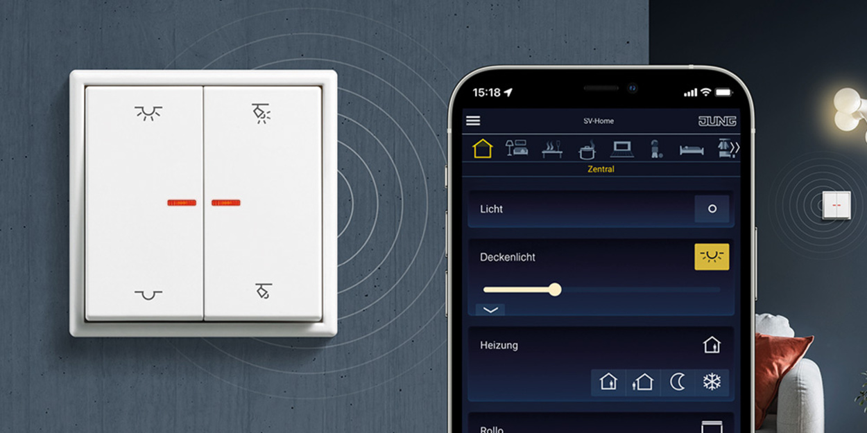 KNX RF Taster bei Elektro Schmitt GmbH in Würzburg